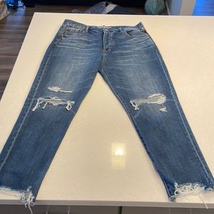 American Eagle hi rise girlfriend jeans